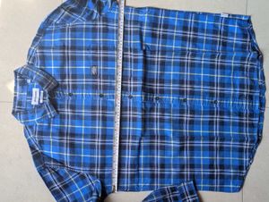 JACK&amp;JONES Blue Checkered Casual Shirt