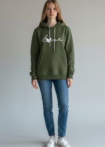 Green "Love" Hoodie
