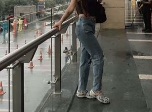Shein Ripped Light Wash Jeans