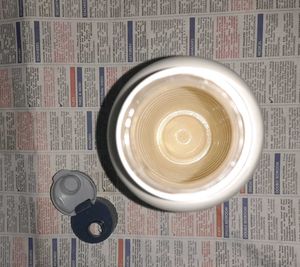 Blue Geometric Water Bottle