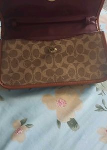Coach Signature Monogram Handbag