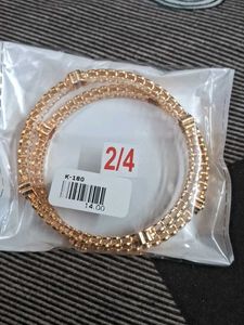 Gold-toned Bangle Bracelet