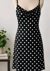 Polka Dot Slip Dress