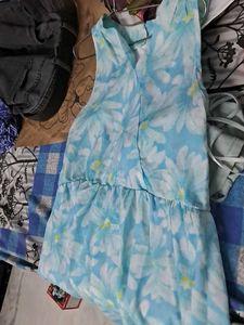 Light Blue Floral Dress