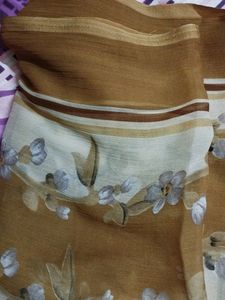 Teal Floral Print Sheer Fabric Shawls