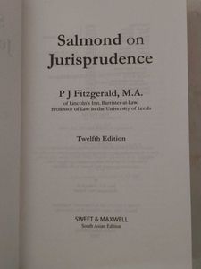 Salmond on Jurisprudence - Twelfth Edition