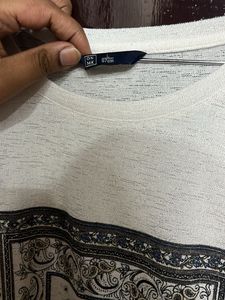 White "Forward" Graphic T-Shirt