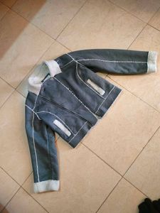 Gray Biker Jacket 🧥🏍️🦈🦭🪨🐏