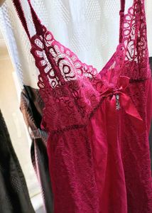 Beautiful Red Lace Nightgown