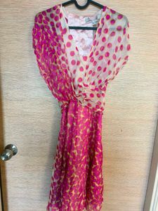 Polka Dot Silk Dress