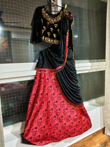 handwork lehanga choli / half saree