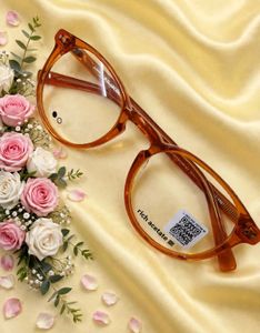 Lenskart John Jacobs Online Orange Full Rim Round✨