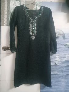 Beautiful  Kurti Black  Colour