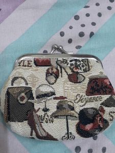 small souvenir coin purse from Switzerland