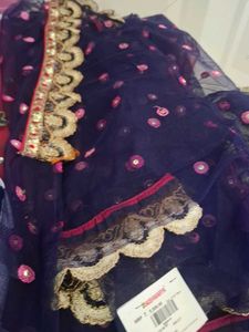 net embroidery saree new