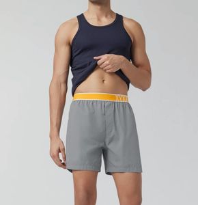 XYXX Grey Boxer Shorts with Orange Waistband