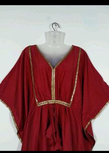 Maroon Kaftan Kurta...