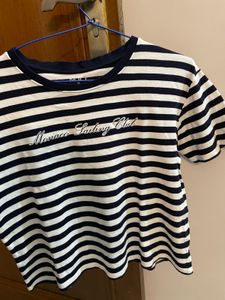 Striped Monaco Sailing Club T-Shirt