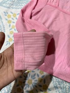 adorable pink crop top