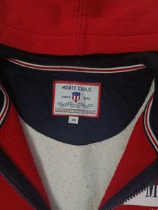 Red Zip-Up Hoodie