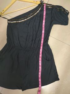 One Shoulder Playsuit