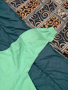 Light Green Graphic Hoodie