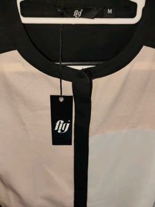 Chic Colorblock Long Sleeve Top