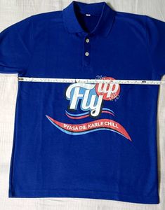 Men's Blue Graphic T-Shirt
