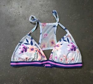 Floral Print Bikini Top