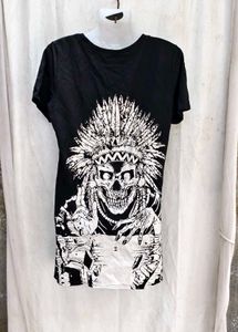 1068. Black Graphic Print T-Shirt