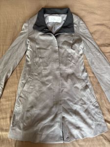 SALE !!!! Elegant Grey Trench Coat