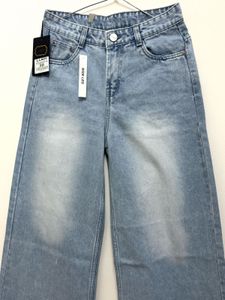 Wide Leg Denim Jeans