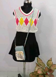 Cute vest Knit Top