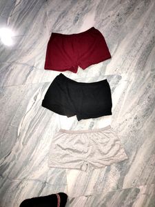 Pack Of 3 Unused Shorts