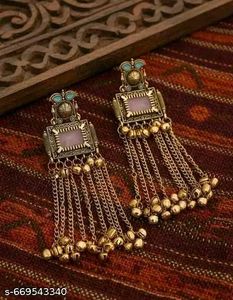 Boho Ethnic Tassel Dangle Earrings