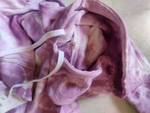 Brand New Purple Tie-Dye crop Hoodie