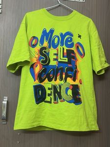 Graphic Print Neon T-Shirt free size