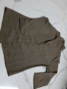 Woman Stylish Brown Shirt