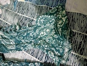 Boho Paisley Print Smocked Top
