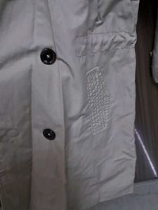Zara Girls Khaki Trench Coat with matching legging