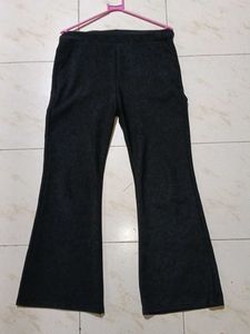 Dark Wash Flared Trousers