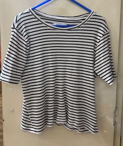Classic Striped Ribbed Tee