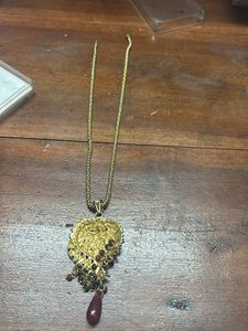 Heart Shape Kundan Necklace Set