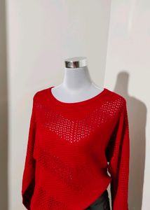 Red Hot Crochet Knitted Sweater🇸‌🇦‌🇱‌🇪24hrs
