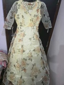 Elegant Floral Print Maxi Dress