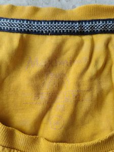 Yellow Graphic Print T-Shirt