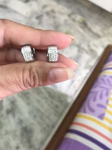 Sparkling Silver Earrings