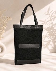 Elegant Black Tote Bag