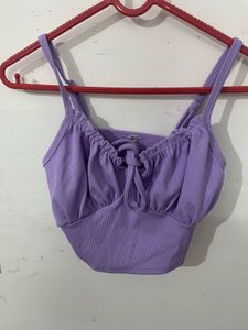 Lavender Ruched Cami Top