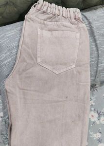 Pink cute jeans
